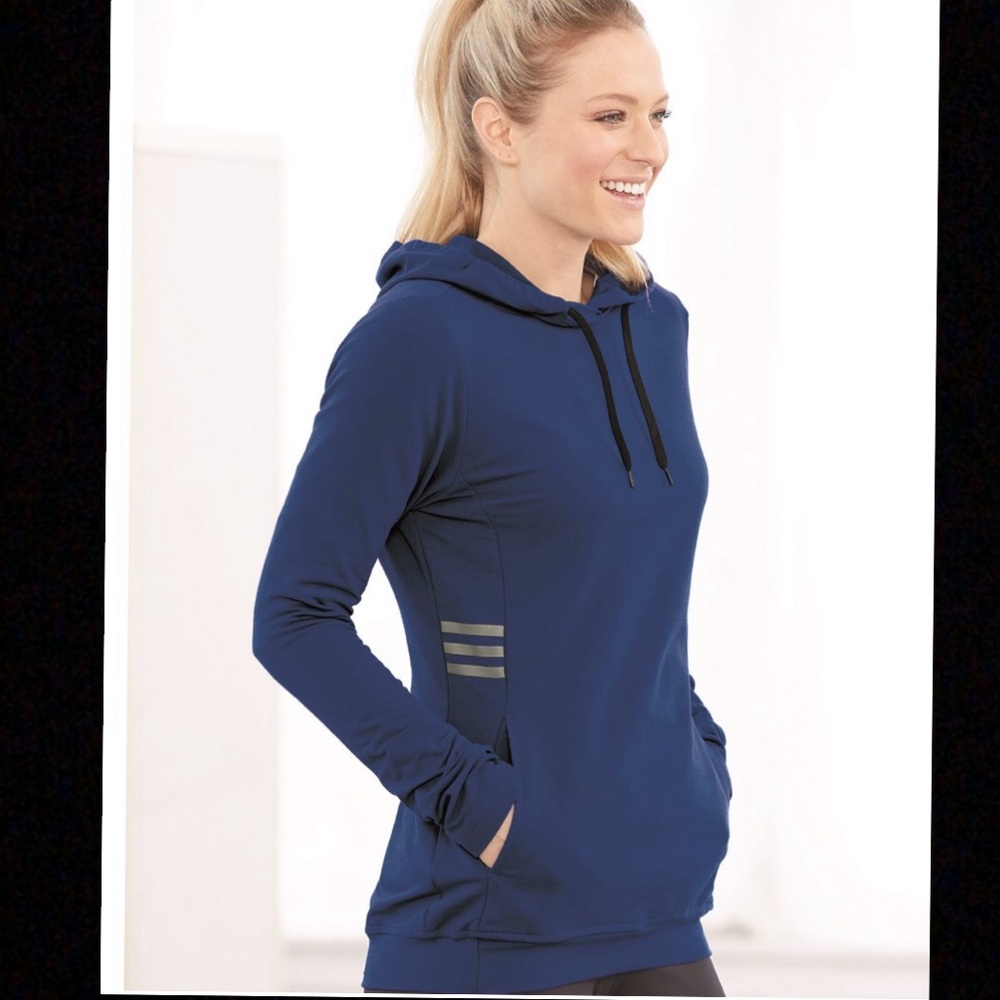 Adidas Women’s Lightweight Hooded Sweatshirt - Picture 2 of 3